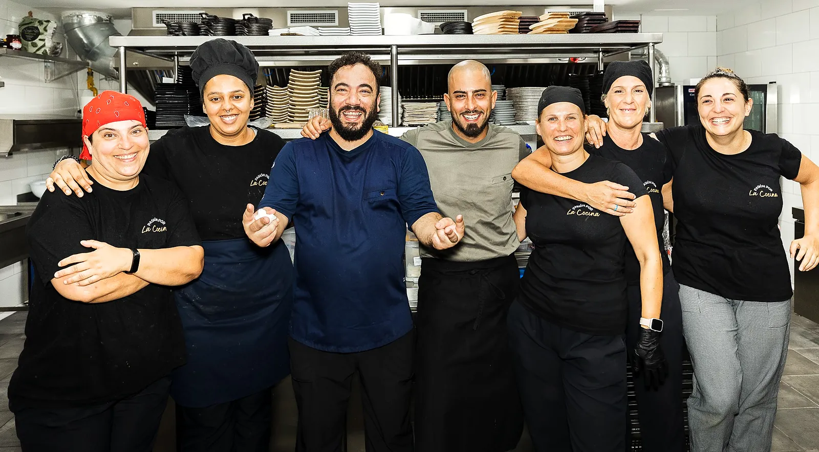 El equipo de cocina